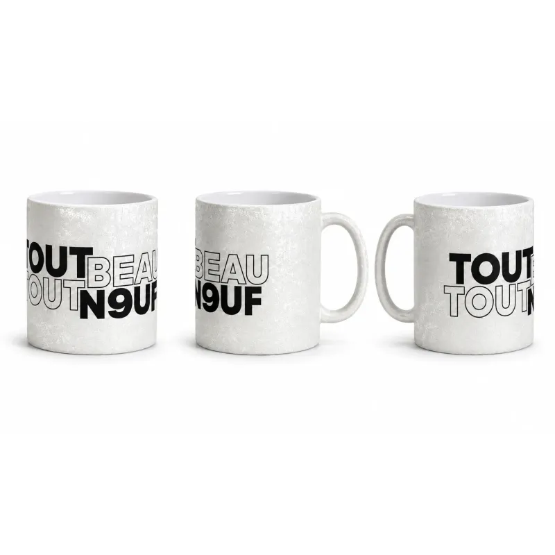Mug effet craquelé Tout Beau Tout N9uf - TBT9