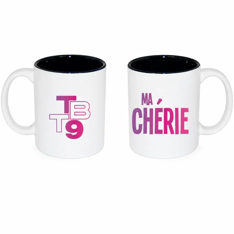 Mug intérieur couleur Ma Chérie - TBT9