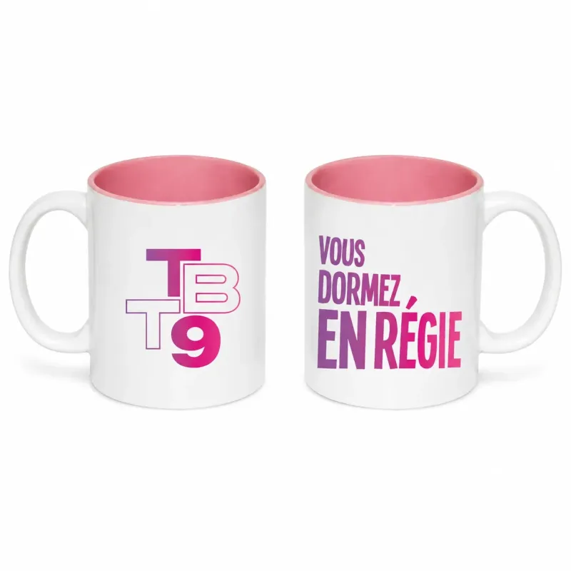 Mug intérieur couleur Vous Dormez en Régie - TBT9