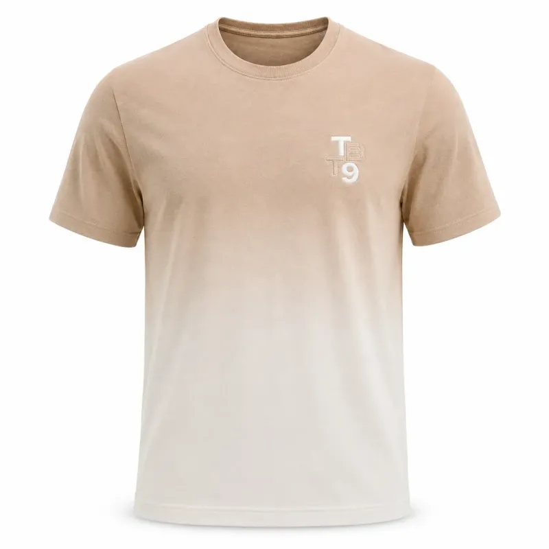 T-shirt Unisexe Ecoresponsable dip & Dye Brodé - TBT9