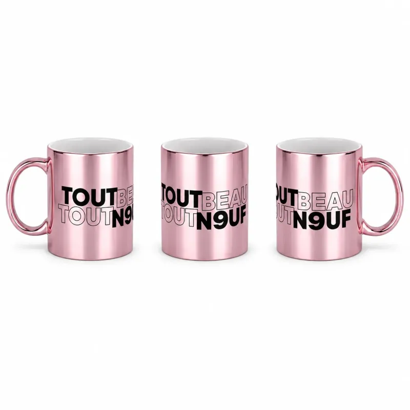 Mug plaqué metalic Tout Beau Tout N9uf - TBT9